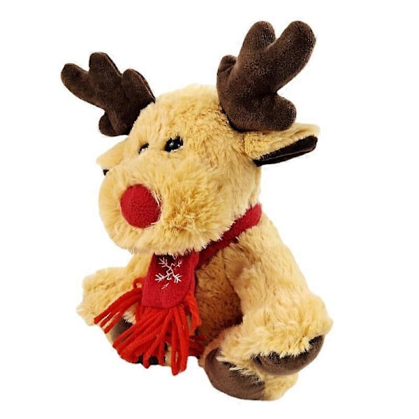 Plush Elg Plysdyr, Juleelg Plysdukke 20CM