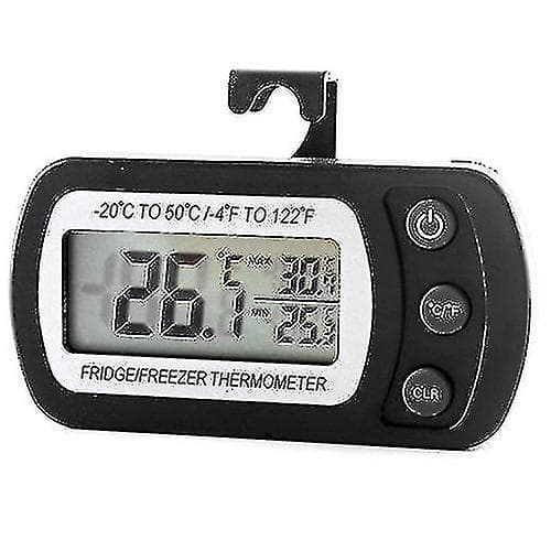 Kylskåpstermometer Digital Vattentät Frysskåpstermometer LCD-Display
