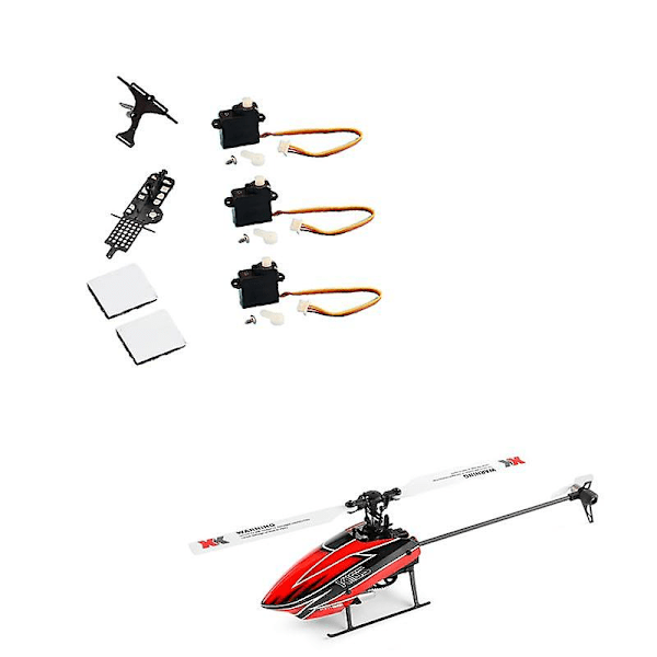 1 sæt XK K110 opgradering K110S servostyring hovedramme og servoplade til XK K110 K110S RC helikopter opgradering