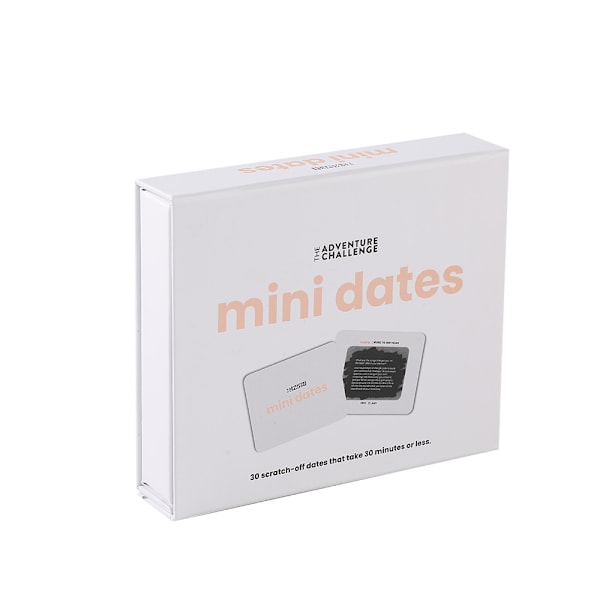 Adventure Challenge Mini Dates Mini Dates Paripeli Pariskunnille Raaputuskortti Pöytäpeli Englanninkielinen Versio