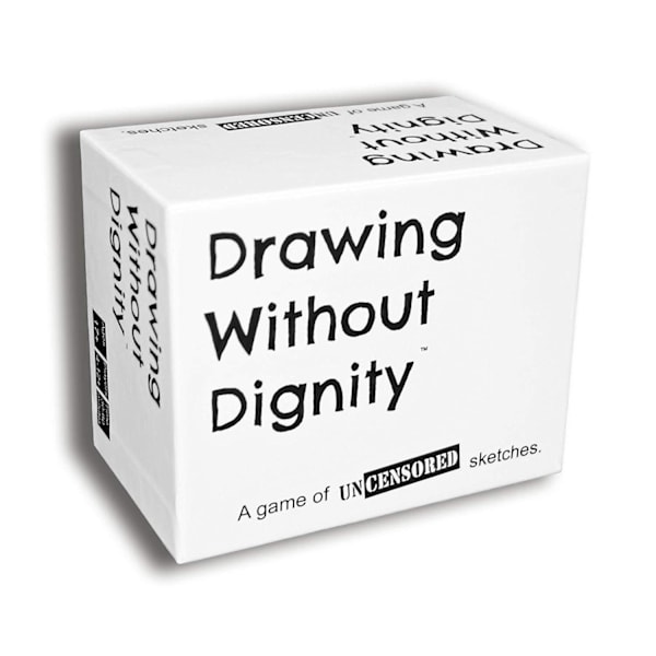 Engelsk version av brädspelet DRAWING WITHOUT DIGNITY kort