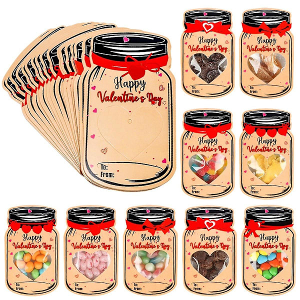 50 st Alla hjärtans dag presentkort för barn Alla hjärtans dag klassrumsbyte Fun Pack Alla hjärtans dag Gre