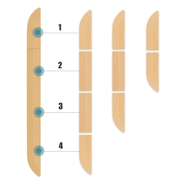 Tröskelramp för robotdammsugare 1 set Beige