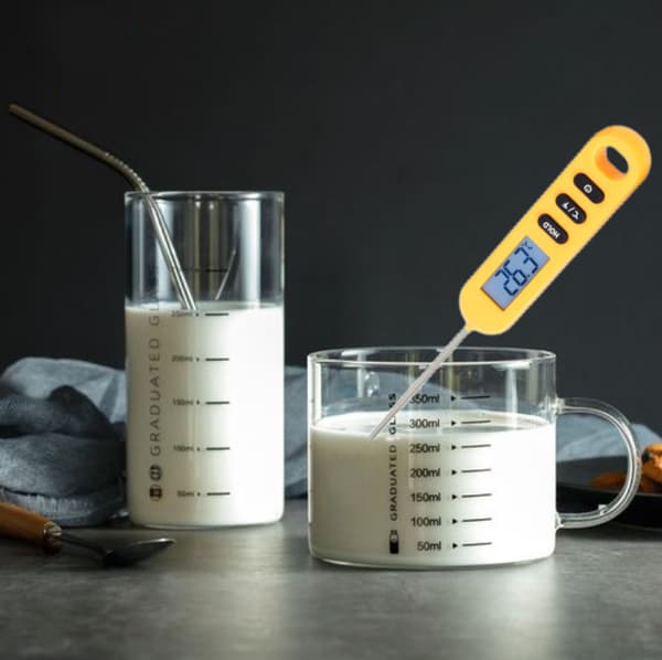 1-Pack Kök Mat Kött Termometer Mjölk Temperatur Probe Elektronisk Termometer Grill