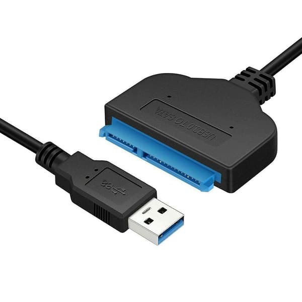 USB 3.0 til SATA 22-pins 2,5\" Harddisk SSD Adapter Connector Pinout SATA