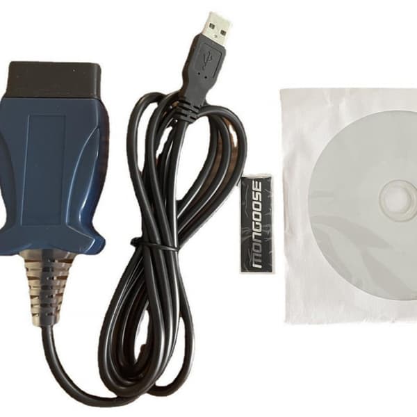 JLR Mangoose SDD V164 OBD2-diagnosekabel, professionelt bilscanner-værktøj til Jaguar Land Rover, læser af fejlkoder og programmeringsinterface