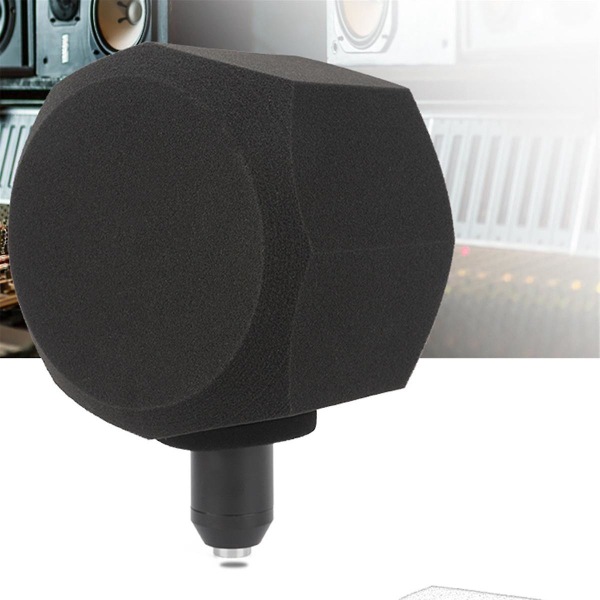 F2 Mikrofonskärm Akustiskt filter Svampvindskärm för att filtrera Vokal Ljudisolerad inspelningsfilter