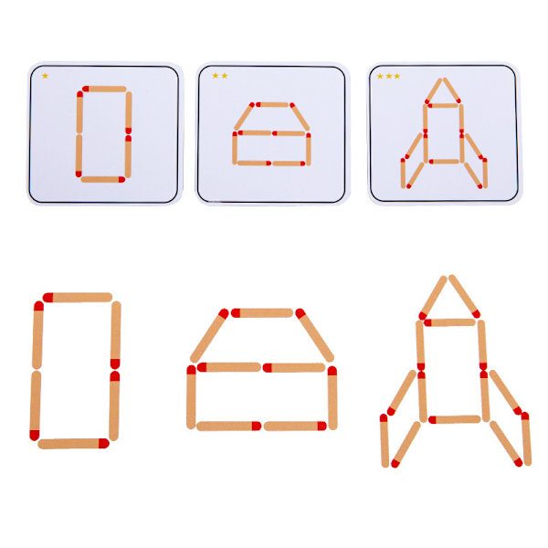 Tänkande Match Pussel Brädspel Barn Avancerad Matematisk Olympiad Geometri Logik Koncentrationsträning