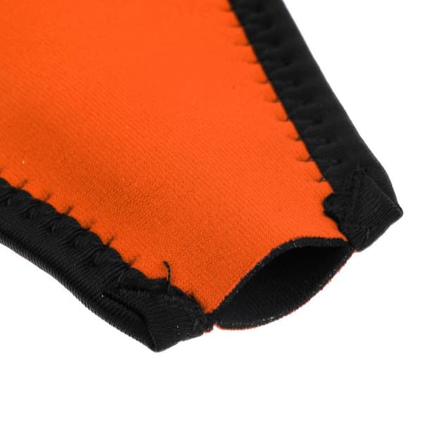 Snorkelmask för dykning Neoprenskydd Vadderad skyddsrem, Orange