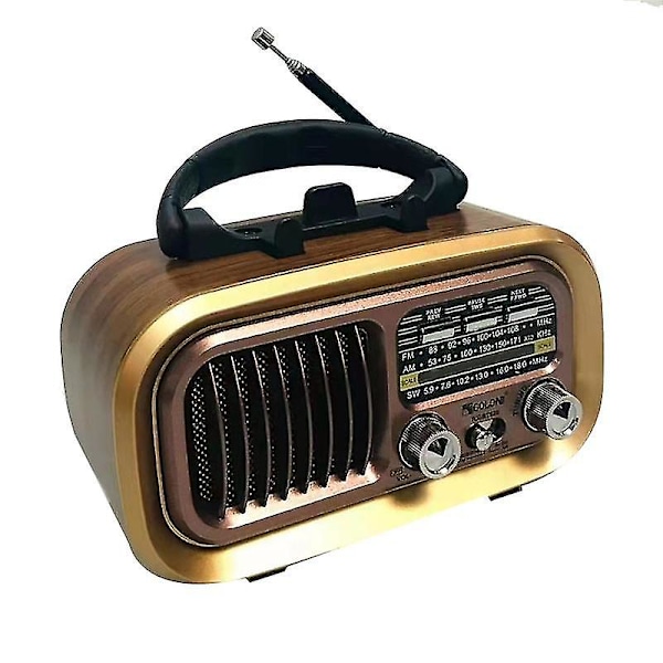 Golon Retro Fm/am/sw Radio Full Band Portable Radio Receiver-dt