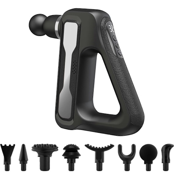 Massageverktyg Muskelmassagemaskin med 8 Alternativa Huvuden och 32 Vibrationslägen, 100% Ny