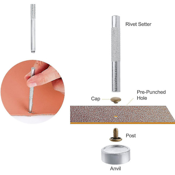 Lädernit 240 Set 2 Storlekar Dubbelnit Rörformiga Metallnitar_happyshop-mxbc