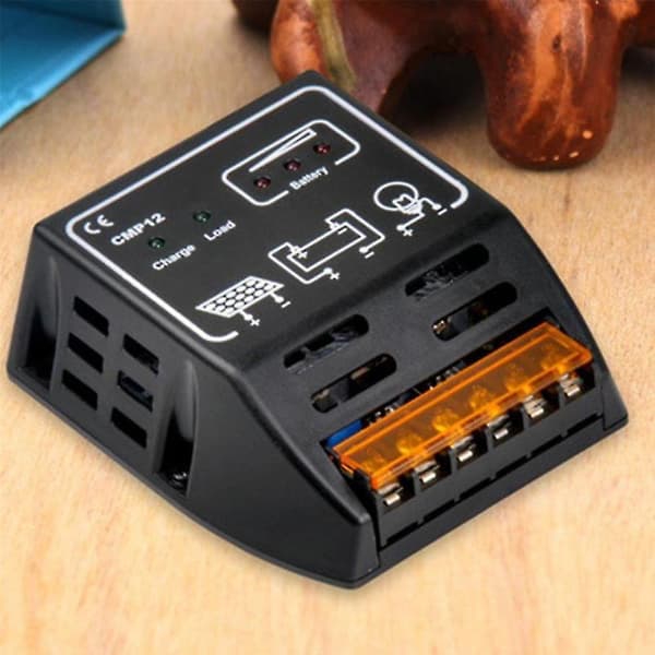 Solcelle-regulator Cmp12 20a 12v/24v Solcellesystemovervåking Pv Pwm