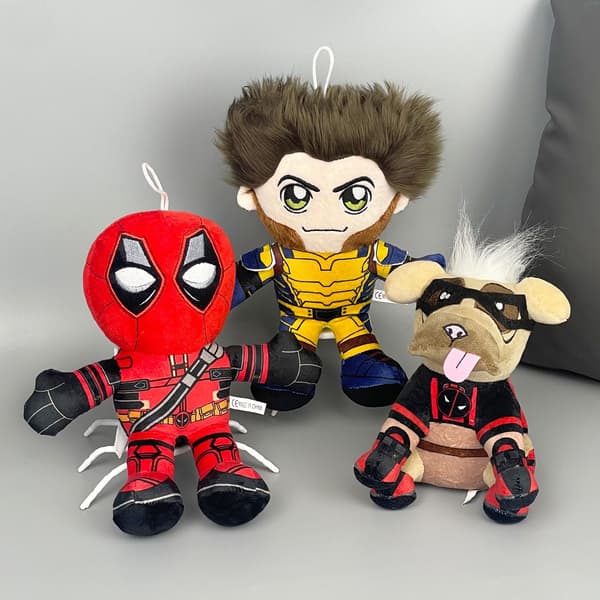 Nye Deadpool Wolverine og Wolverine perifere plusj leker dukke gripemaskin
