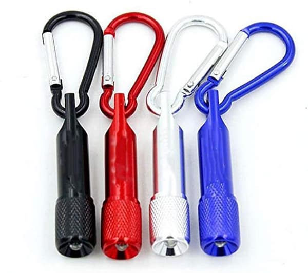 Mini-alumiininen LED-taskulamppu kaulanauhalla
