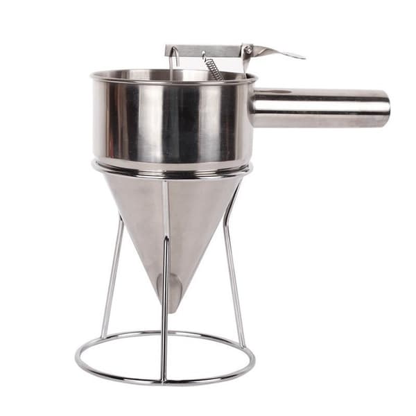 Pancake Dej Dispenser - Rustfrit Stål Til Perfekte Pandekager