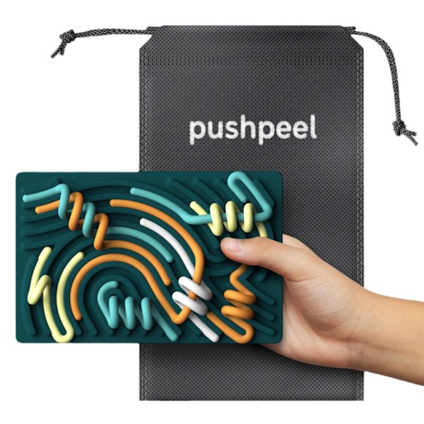 2-pack Pushpeel Sinnesaktivitetsbräda för barn - avslappnande leksaker