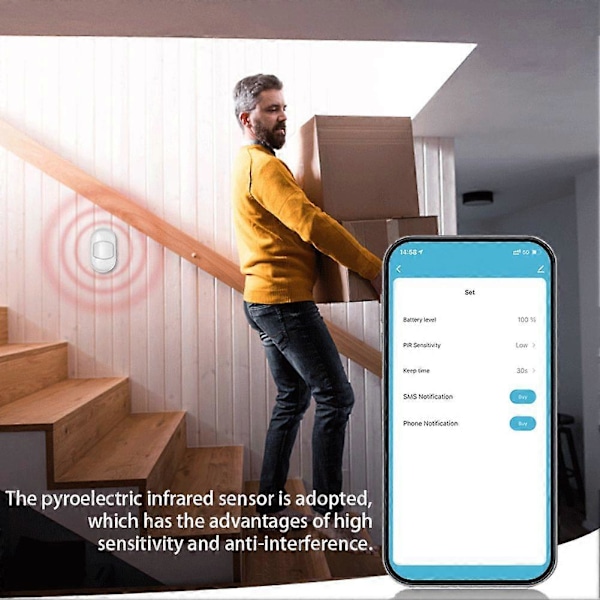 1 stk. Tuya Zigbee 3.0 Smart Pir Bevægelsessensor Human Motion Sensor Smart Home Detektor Hjemmesikkerhed Til Tuya Smart Life