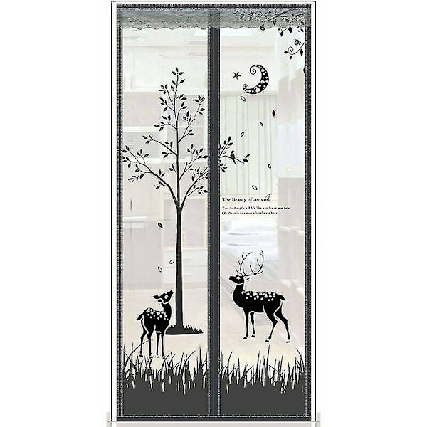 85x210cm (33x83 tommer) Automatisk lukkende anti-insekt magnetisk myggenet gave