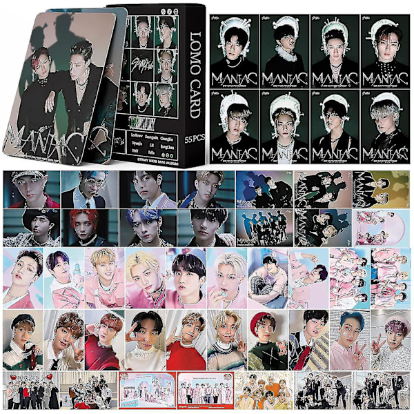 1 set Stray Kids fotokort 55 st Stray Kids Oddinary New Album fotokort Stray Kids Lomo-kort Stray Kids M