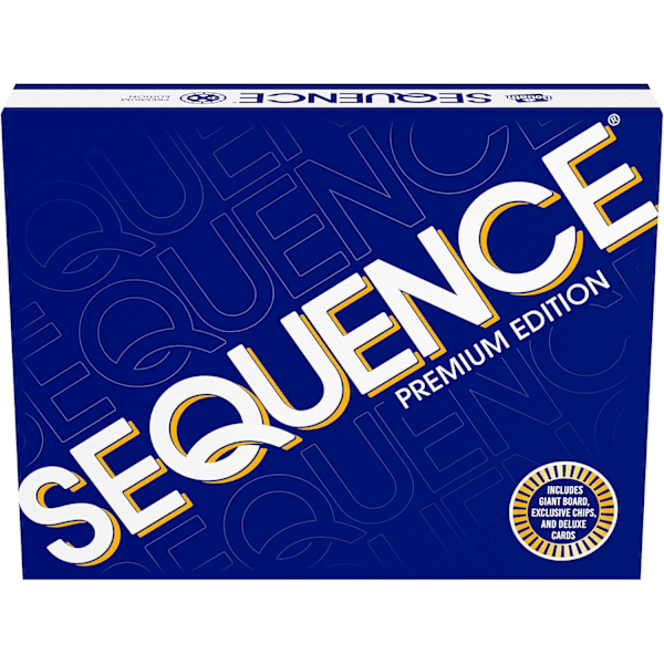 Sequence Premium Edition - Fantastisk sett med gigantisk brett (51,4 x 66,7 cm), eksklusive brikker og luksuskort fra Goliath, blå, for alderen 7+