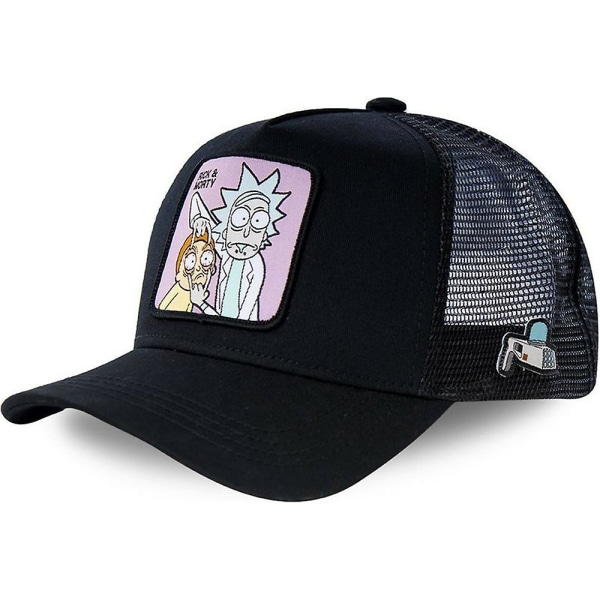 Rick And Morty Baseball Cap Justerbar Mesh Snapback Hat