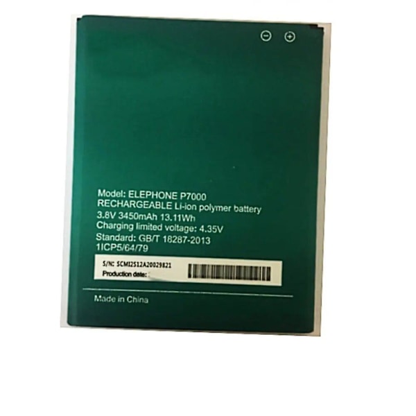 P7000 Battery 3450mah  3.8v 13.11wh Compatible With Elephone  P7000 Batteries