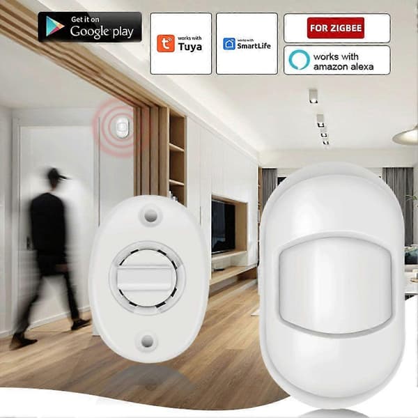 1 st Tenky Tuya Zigbee Rörelsesensor Smart Hem Pir Rörelsesensordetektor Säkerhet