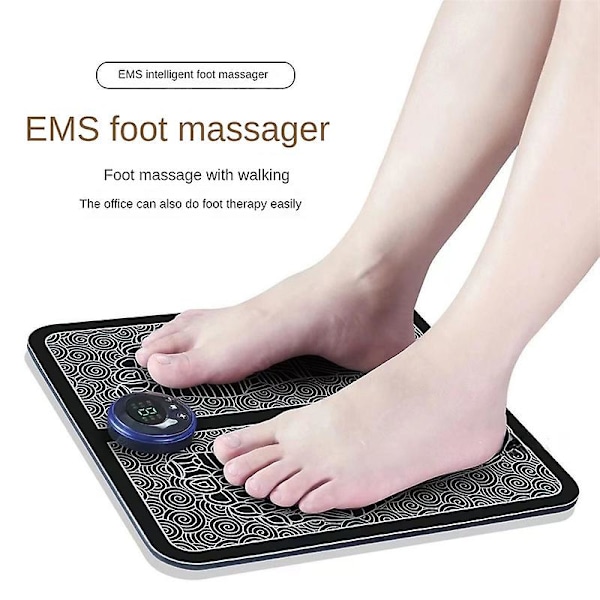 EMS Fotmassageapparat för cirkulation och smärtlindring, fot nooro neuropati avgift, USB Ny