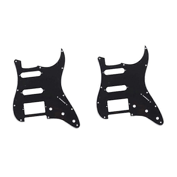 Gitarrtillbehör Elektrisk Gitarr Pickguard Front Cover Elektrisk Gitarr Pickguard Svart