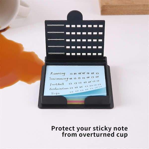 Skabelon til sticky notes - Post It-noteholder til præcis planlægning, organisering, noteorganisator
