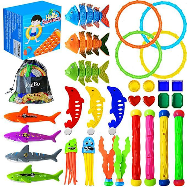 Beach pool party water toys Children's outdoor pool treasure hunt diving water DIY toy set