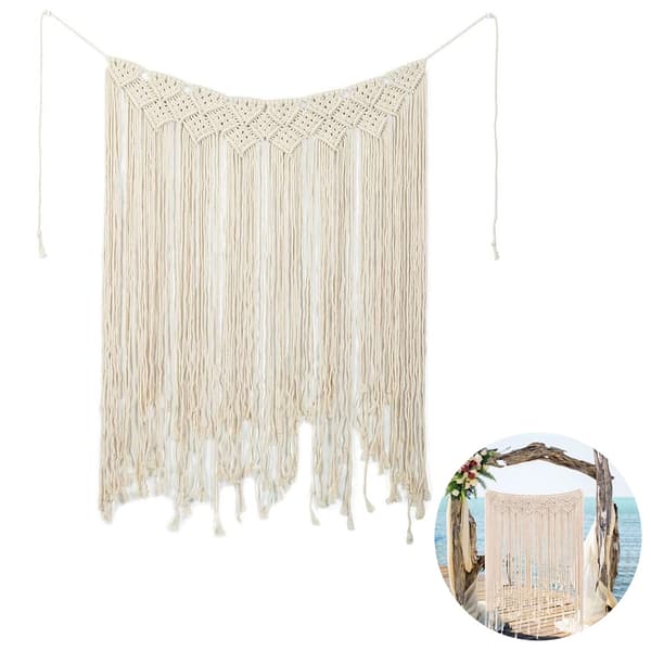 Boho Makrame Vegghenging For Bryllup Soverom Stue Bakgrunn