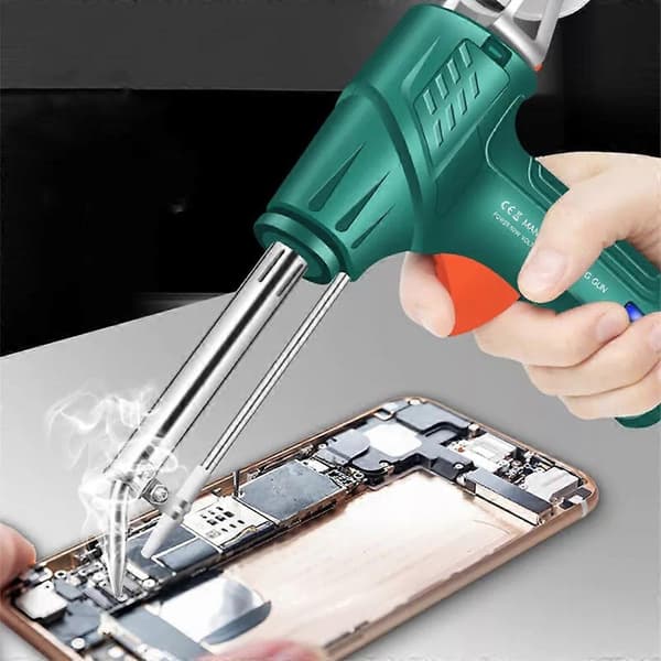Multifunksjonell loddebolt loddepistol, 60W ekstern oppvarming loddepistol