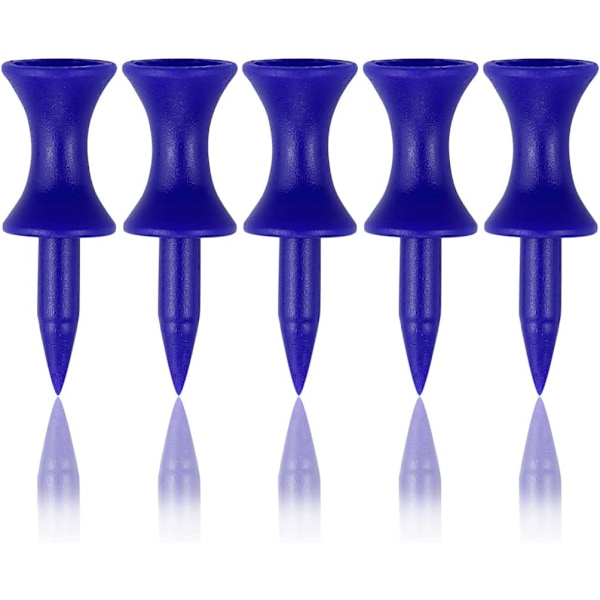 Plastikgolftees 100 st blå 38mm