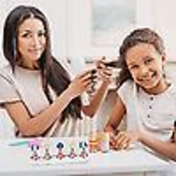 2 Sæt Akryl Neglekunst Øvelsesstativ Magnetisk Negletip Stativ Trænings Negle Display Stativ DIY Negle Krystal Stativ