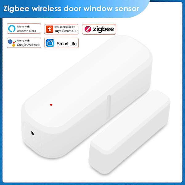 Tuya Smart ZigBee Dörrsensor App Notisvarning/Ljud Säkerhetslarm