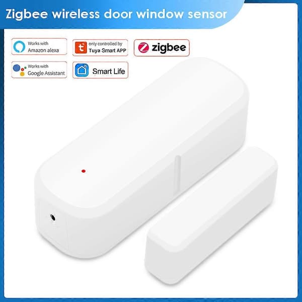 Tuya Smart ZigBee Dørsensor App Varsling/Lyd Sikkerhetsalarm