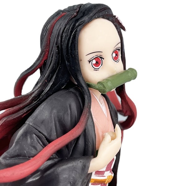 Demon Slayer: Kimetsu no Yaiba - Figurer av Tanjiro og Nezuko, datamaskinveske-modellpynt, bursdagsgaver