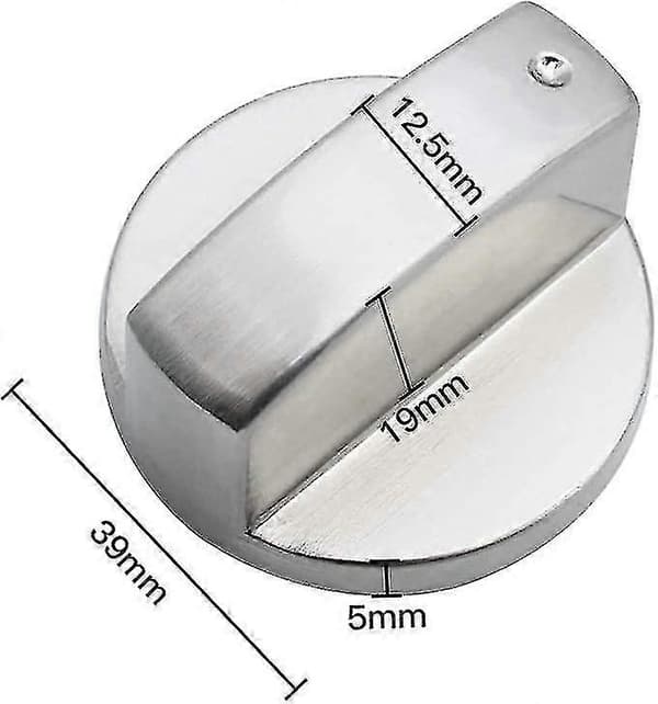 6 st Universal Metallkontrollknappar Spisknappar 6mm Universal Kontrollknappar Spisknappar Spis Knappar