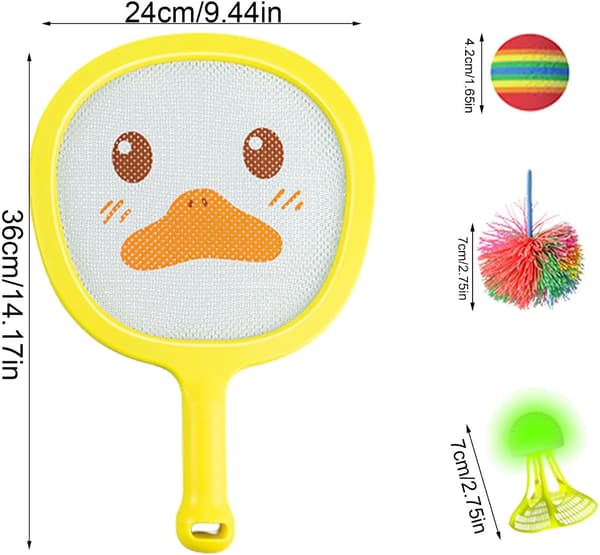 Multifunktionelt badminton sæt til børn, badminton sæt til børn, multifunktionelt badminton sæt til børn | Egnet til børn over 3 år