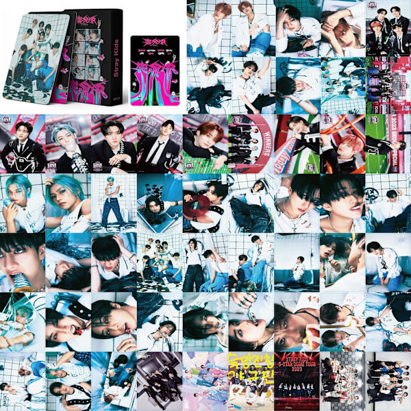 1 set Stray Kids fotokort 55 st Stray Kids Oddinary New Album fotokort Stray Kids Lomo-kort Stray Kids M