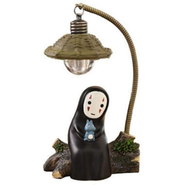 No Face Man Natlampe Chi Chihiro Bordlampe Miyazaki Hayao Anime Kaonashi Børnegave Børnelegetøj Boligkultur Håndværk Dekorativ Soveværelseslampe