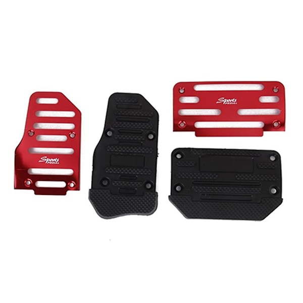Halkfri pedal för manuell bil, broms, koppling, gaspedal, legering, halkskydd
