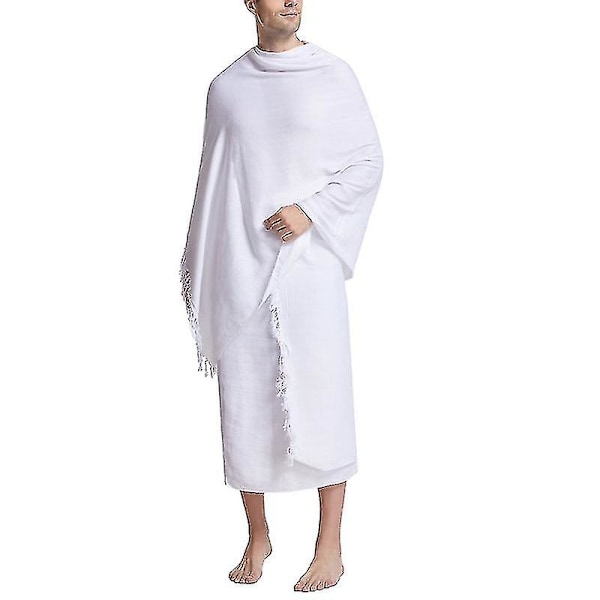 Ihram Ehram Ahram for menn for Hajj og Umrah - 2 håndklær
