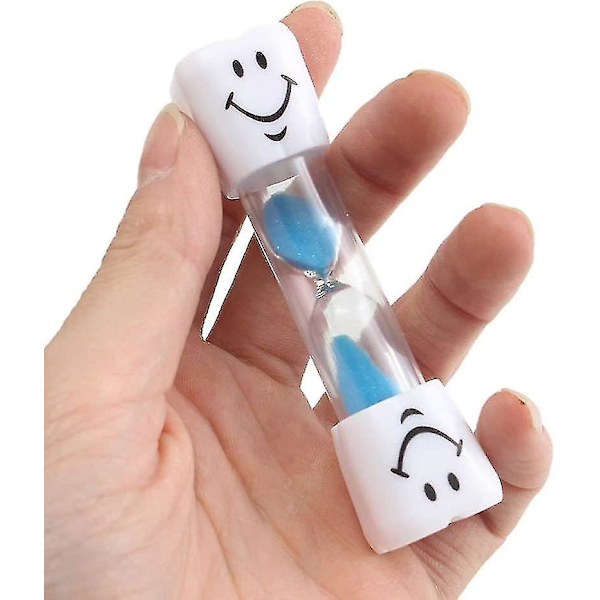 3-pack Tandborsttimer, 3 Minuters Sandtimer för Barn, Tandborstningssandtimer