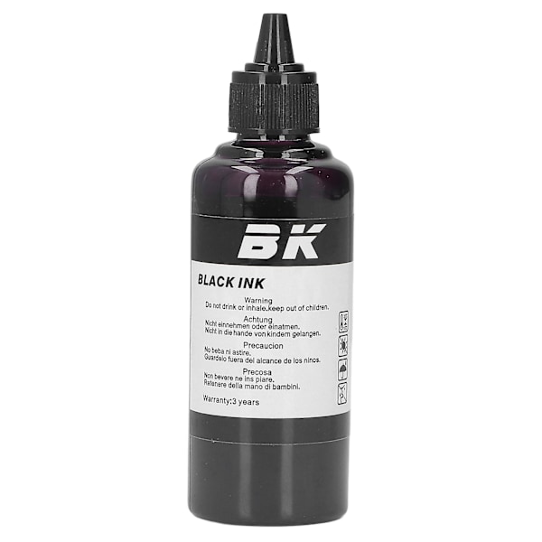 HP Printer Refill Ink - Høyrenset svart, 100ML kapasitet