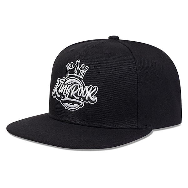 Retro tyylikäs amerikkalainen littuhattu hiphop-hattu tiibetiläinen uusi tyyli kaduilla miesten ja naisten rento littuhattu säädettävä musta 1 kpl