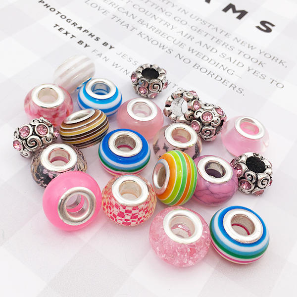 Handgjort armband DIY kreativ legering färgglatt armband mode flicka tillbehör set