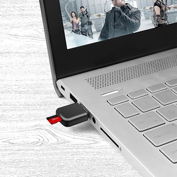 Kebidumei Bærbar Usb 2.0 Mini Sd Hukommelseskort Kortlæser Flash Tf Hukommelseskort Adapter Til Computer Bærbar Wi